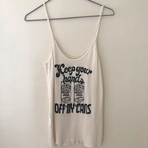 Bandit Brand “Keep your hands off my Cans” tank